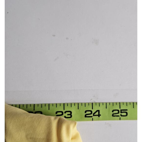 Chaps Womens Large Swing Coat Bright Yellow 80s Retro Classic Preppy Nautical - Picture 8 of 9